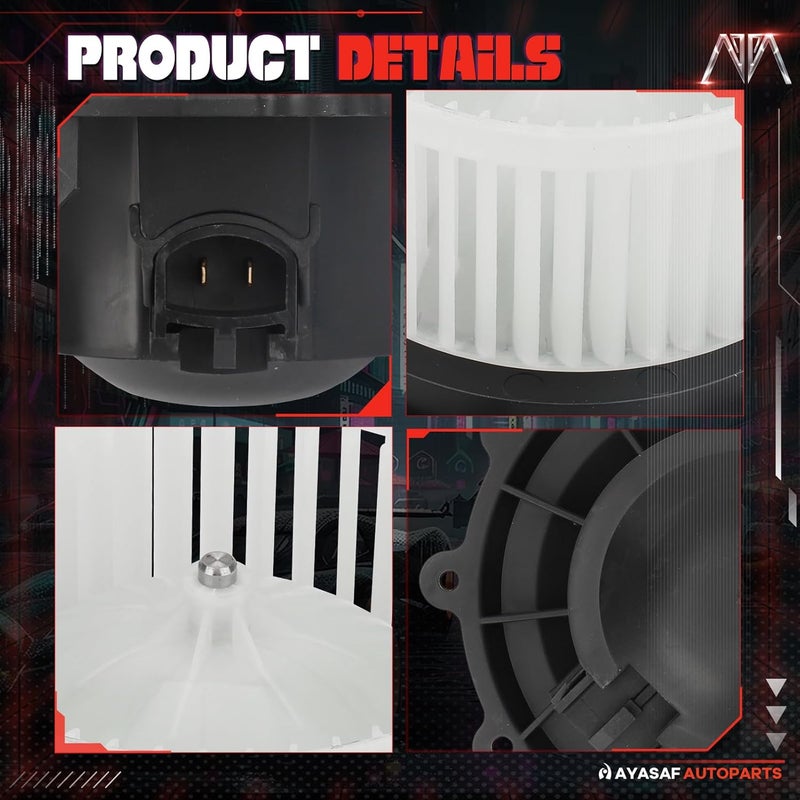 MAYASAF 700027 HVAC Blower Motor Assembly w/Fan Cage fit for Ford 97-03 F-150/2004 F-150 Heritage/97-99 F-250/97-02 Expedition, for Lincoln 98-02 Navigator/2002 Blackwood - Image 4